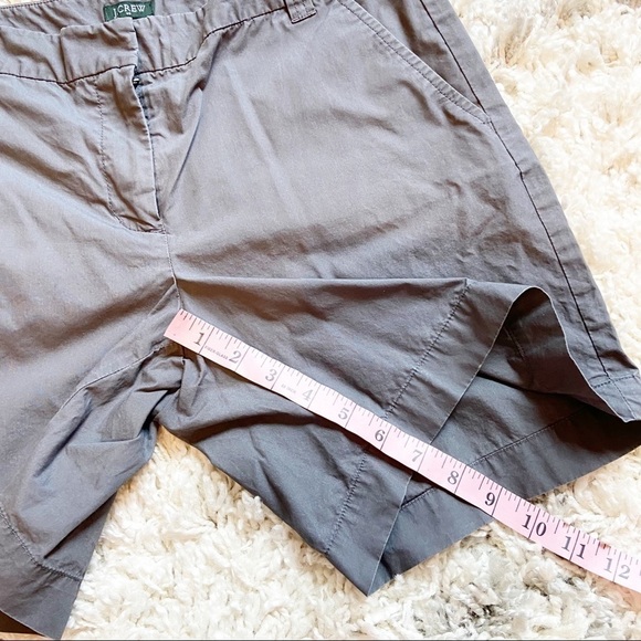 J.Crew | Gray Cotton Shorts Size 4 - Picture 6 of 7